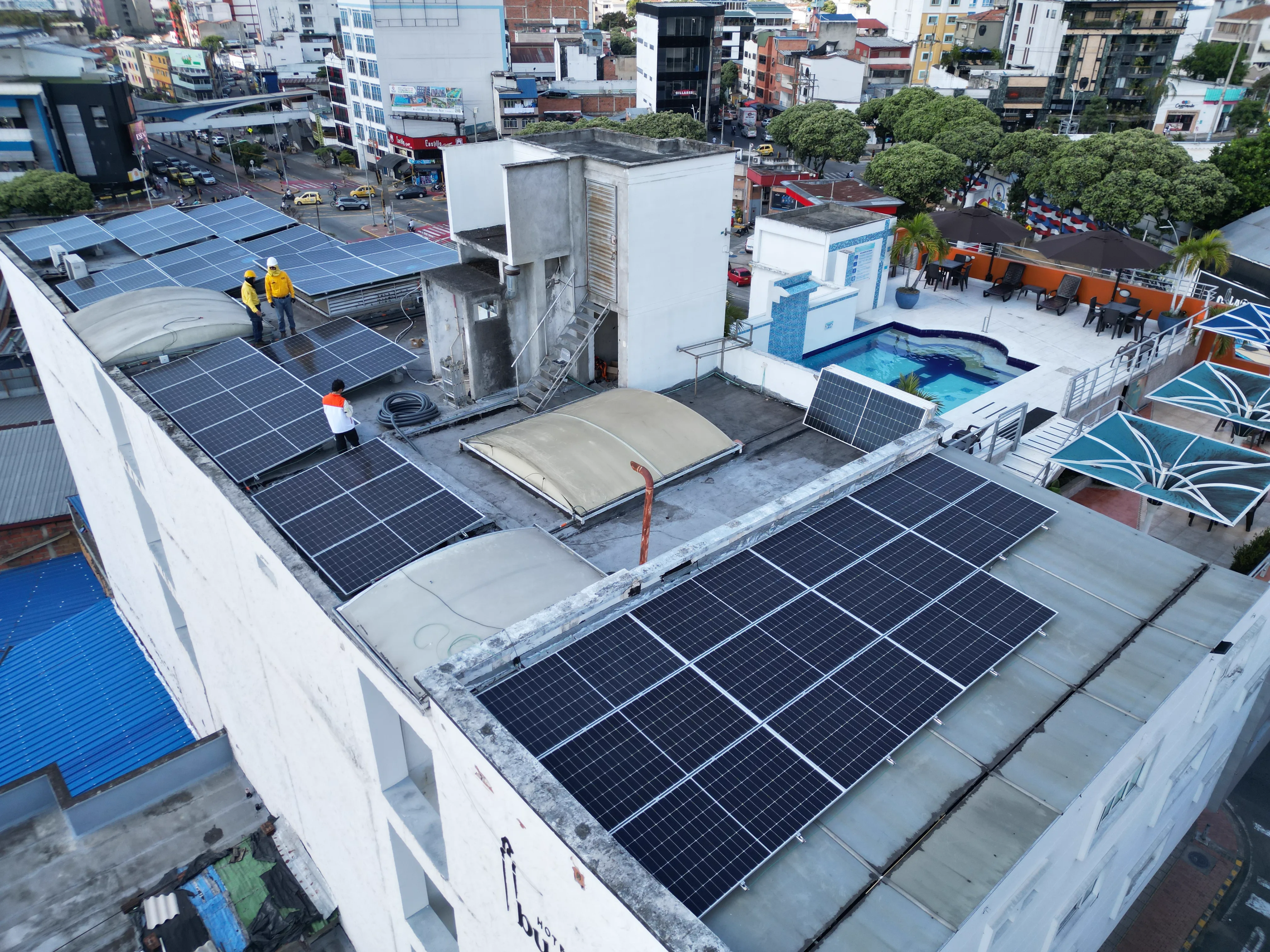 Hotel BuenaVista Express — instalación de paneles solares, foto 4